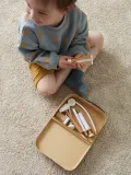 Kids Concept Набор игрушек Kids' Hub доктор, деревянный чемоданчик 20х15х8 см и 7 предметов, бежевый — фото 5