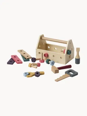 Kids Concept Набор игрушек Kids' Hub инструменты деревянные в ящике 23х15х14 см, 19 предметов