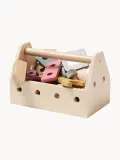 Kids Concept Набор игрушек Kids' Hub инструменты деревянные в ящике 23х15х14 см, 19 предметов — фото 4