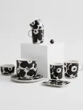 Миска Marimekko Unikko, белая с чёрным узором — фото 2