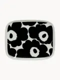 Блюдо для подачи Unikko Marimekko, белое с чёрным, 12 см — фото 1