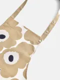 Marimekko Фартук Pieni Unikko хлопковый, Ш 84 × Д 85 см, Кремово-белый — фото 2