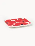 Marimekko Тарелка для завтрака Unikko, Ш 12 × Г 15 см, Белый — фото 1