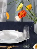 Meissen Набор тарелок глубоких No. 41 с рельефом волны ручной работы, 2 предмета — фото 3