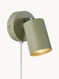 Nordlux Настенный светильник Explore, Ш 8 × Г 15 см, Оливковый зелёный — фото 1