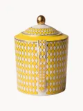 Чайник POLSPOTTEN Chess ручной работы из фарфора, 1,1 л, жёлтый — фото 4