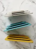 Комплект разделочных досок Rosti Choptima, 4 предмета, зелёный — фото 7