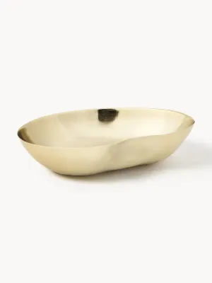 Westwing Collection Миска декоративная Aria из металла, 27 × 7 см, Золото