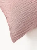 Westwing Collection Пододеяльник Odile из муслина, Ш 135 × Д 200 см, Mauve — фото 6
