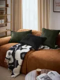Westwing Collection Наволочка декоративная Shannon, Ш 40 × Д 60 см, Чёрный — фото 5