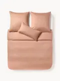 Westwing Collection Пододеяльник Comfort из хлопкового сатина, Ш 135 × Д 200 см, Пыльный розовый — фото 5