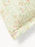 Westwing Collection Пододеяльник Leticia из хлопкового сатина, Ш 140 × Д 200 см, Светлый бежевый — фото 6