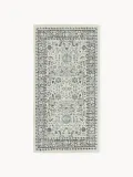 Westwing Collection Ковер Tiara ручного плетения для улицы, винтажный стиль, бежевые оттенки с серо-голубым, 80х150–200х300 см — фото 1