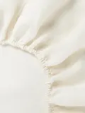 Westwing Collection Простыня на резинке Linna изо льна, молочно-белая — фото 2
