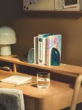 Westwing Collection Комплект держателей для книг Celina, 2 предмета, комплект разных размеров, Синий — фото 6