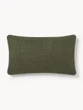 Westwing Collection Подушка декоративная Aya, Ш 30 × Д 50 см, Оливковый зелёный — фото 1