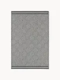 Westwing Collection Ковер уличный Reddy двусторонний с ромбовидным узором, 80х150 см, тёмно-серый с молочно-белым — фото 7