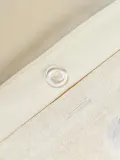 Westwing Collection Пододеяльник Flori из хлопкового сатина, Ш 135 × Д 200 см, Светлый бежевый — фото 2