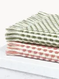 Westwing Collection Полотенце махровое Juniper с бахромой, гостевое полотенце XS, Ш 30 × Д 30 см, 2 шт., Приглушённый белый — фото 4