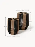 Westwing Collection Комплект плетеных корзин для белья Gabe, 2 штуки, комплект разных размеров, Светлый коричневый — фото 2