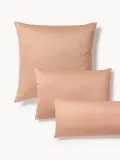 Westwing Collection Наволочка Comfort из хлопкового сатина, Ш 50 × Д 80 см, Пыльный розовый — фото 7