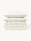 Westwing Collection Пододеяльник Belinda, Ш 135 × Д 200 см, Светлый бежевый — фото 2