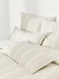 Westwing Collection Пододеяльник Belinda, Ш 135 × Д 200 см, Светлый бежевый — фото 8