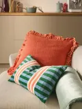 Westwing Collection Наволочка декоративная Pansy, Ш 50 × Д 50 см, Персиковый — фото 7
