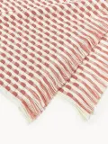 Westwing Collection Полотенце махровое Juniper с бахромой, Приглушённый белый — фото 8