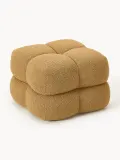 Westwing Collection Пуф Ellie кубический, Ш 57 × В 40 см, Горчичный — фото 4
