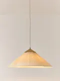 Westwing Collection Светильник подвесной Leora, Ø 52 × 26 см, Кремово-белый — фото 6