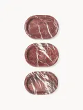 Westwing Collection Поднос декоративный Maba из мрамора, 30 x 21 см, Ш 30 × В 21 см, Бордовый — фото 6