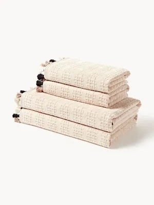 Westwing Collection Комплект велюровых полотенец Tallulah