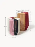 Westwing Collection Комплект плетеных корзин для белья Gabe, 2 штуки, Светлый коричневый — фото 2