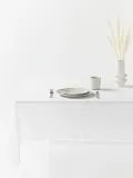 Westwing Collection Скатерть Larissa белая льняная — фото 7