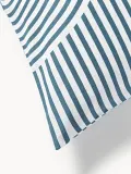 Westwing Collection Пододеяльник Arcs из хлопка ренфорсе темно-бирюзовый — фото 4
