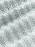 Westwing Collection Пододеяльник Saige из муслина, Ш 140 × Д 200 см, Светлый синий — фото 4