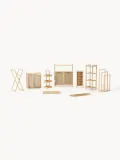 Westwing Collection Стеллаж для ванной Kit высокий, Ш 31 × В 95 см, Светлое дерево натуральное — фото 8