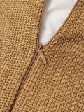 Westwing Collection Подушка декоративная Aya-валик, Ø 17 × Д 47 см, Горчичный — фото 2
