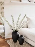 Westwing Collection Ваза Latona ручной работы высотой 41 см, Ø 27 × В 41 см, Чёрный — фото 7