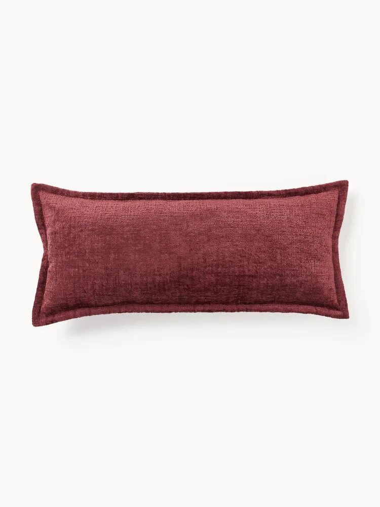Westwing Collection Наволочка декоративная Shannon, Ш 30 × Д 70 см, Бордовый