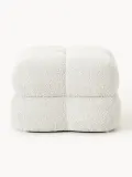 Westwing Collection Пуф Ellie кубический, Ш 57 × В 40 см, Белый — фото 3