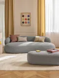 Westwing Collection Наволочка декоративная Terre ручного плетения, Ш 30 × Д 50 см, Nugatowy — фото 7