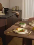 Westwing Collection Набор тарелок больших Lowri ручной работы, 4 предмета, Ø 27 см, Светлый бежевый — фото 5