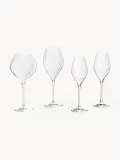 Westwing Collection Набор бокалов для красного вина Silvio, 4 шт, 700 мл, Ø 9 × В 27 см, 560 мл, Прозрачный — фото 5