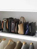 Yamazaki Комплект органайзеров для сумок Smart, 2 предмета, Ш 32 × Г 24 см, Чёрный — фото 4