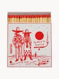 ARCHIVIST Спички декоративные A Cowboy’s Perfect Match в картонном коробке, 125 шт., 11х11х3 см, красный со светло-серым — фото 1