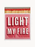 ARCHIVIST Спички декоративные Light My Fire в картонном коробке, 125 шт., 11х11х3 см, светло-серый с бледно-розовым — фото 1