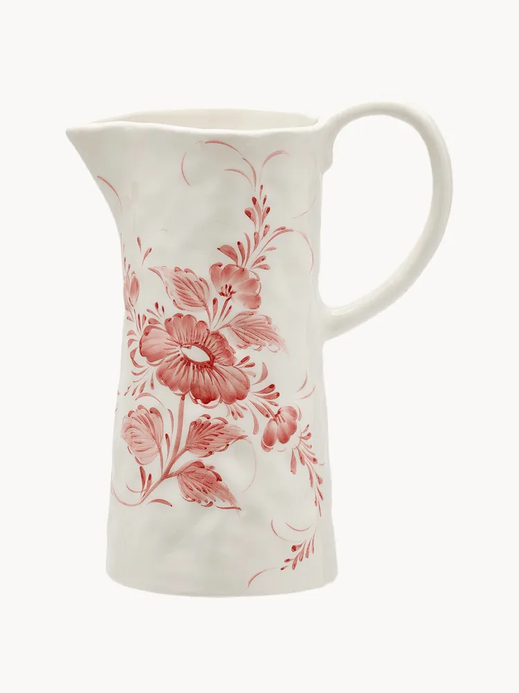 Кувшин Anna + Nina Whimsical Rose с ручной росписью, 2,4 л