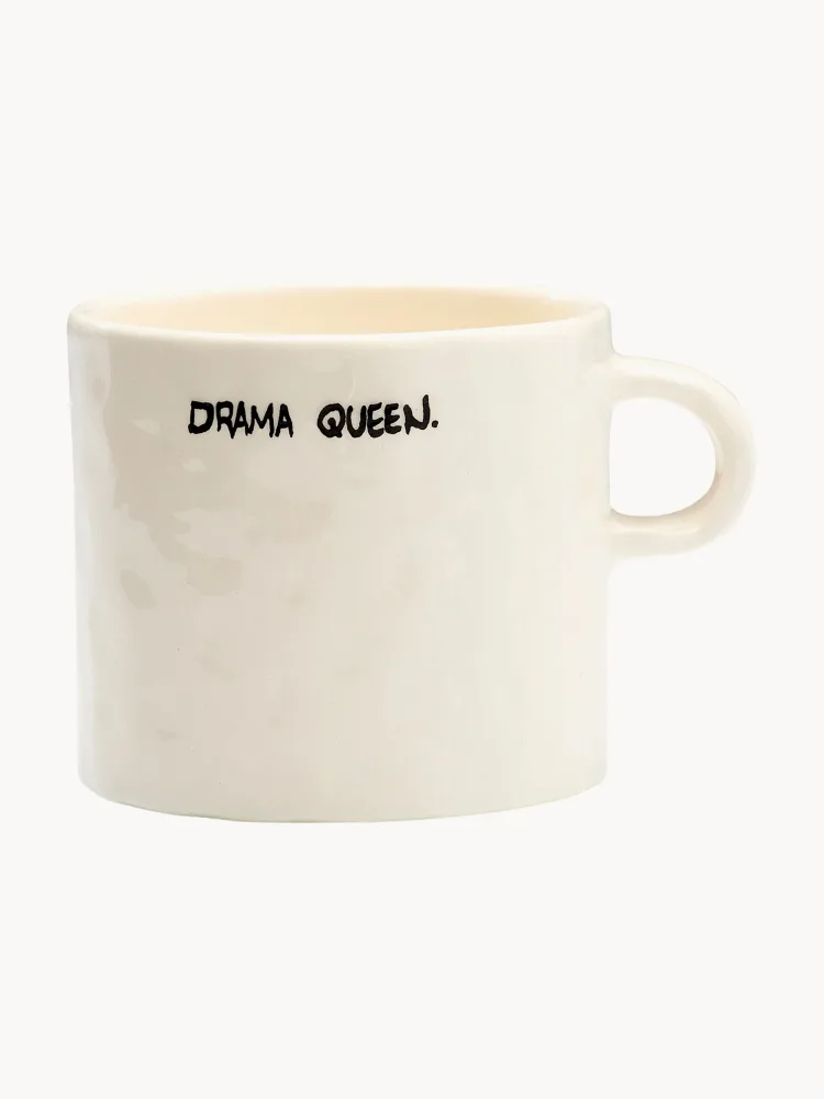 Anna + Nina Кружка Drama Queen ручной росписи